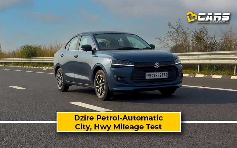 Maruti Suzuki Dzire Petrol-AT Actual City, Highway Mileage Test