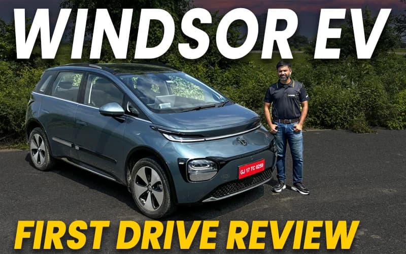 MG Windsor First Drive Review | This Spacious City EV Is A Mixed Bag