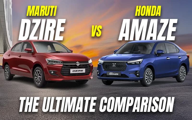 New Dzire vs Amaze: Sub Rs 10 Lakh Battle | Which Car Is More Value for Money?