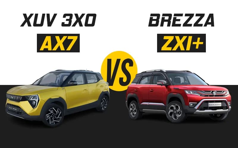 Mahindra XUV 3XO AX7 vs Maruti Suzuki Brezza ZXI+ | Which Is More Value For Money Under Rs 13 Lakh?