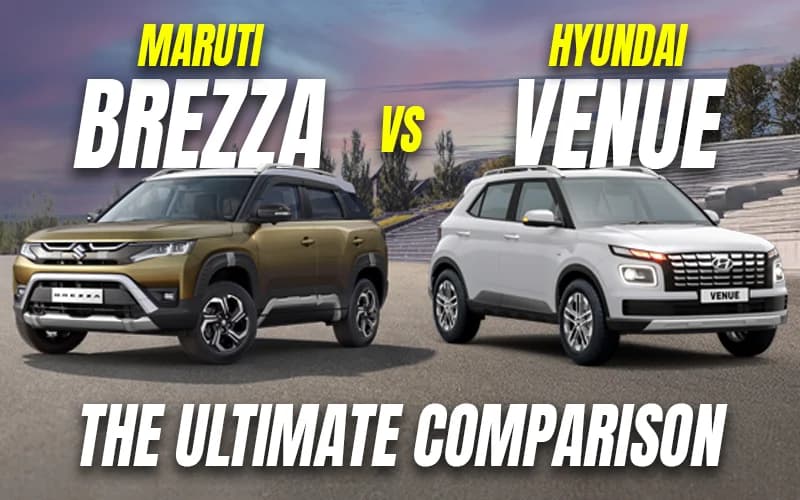 Maruti Arena Brezza vs Hyundai Venue Sub Rs. 10 Lakh Battle | Which Car Is More Value For Money?