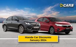 Honda Car Offers January 2024