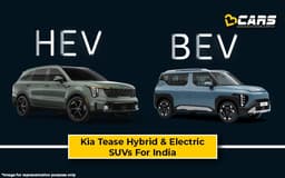 Kia Tease Syros EV & Sorento Hybrid For India Debut
