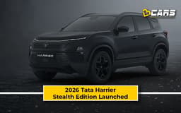 2026 Tata Harrier Stealth Edition Launched - Top Highlights