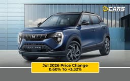 Mahindra XUV 3XO 2026 Jul Price Change — Hiked Up To 30K