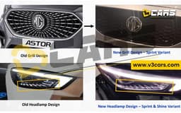 MG Astor, ZS EV Base Variants Design Features