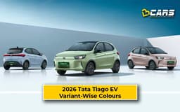 2026 Tata Tiago EV Variant-Wise Colour Options