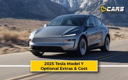 Tesla Model Y Variant-Wise Colour Options, Optional Extras Cost