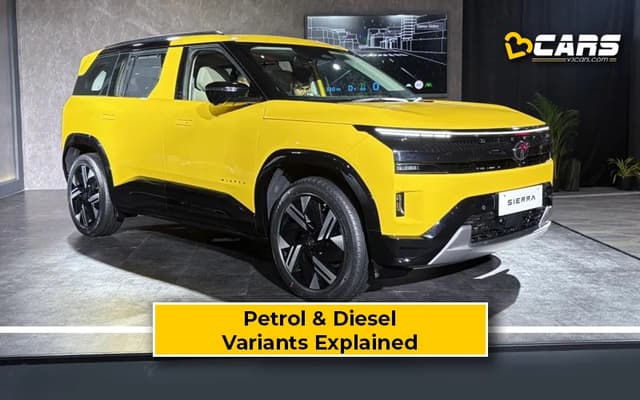 Tata Sierra 2026 Variants Explained — Petrol & Diesel