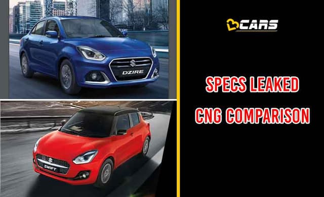Maruti Suzuki Arena Dzire CNG And Swift CNG