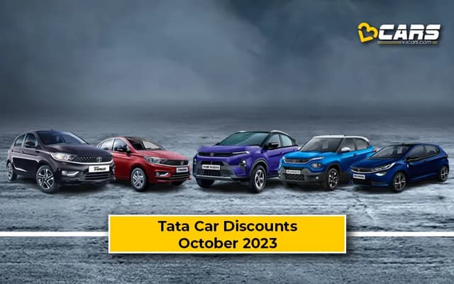 Tata Car Offers For October 2023