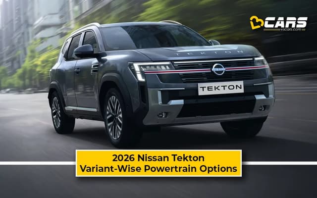 2026 Nissan Tekton Variant-Wise Engine, Transmission Options