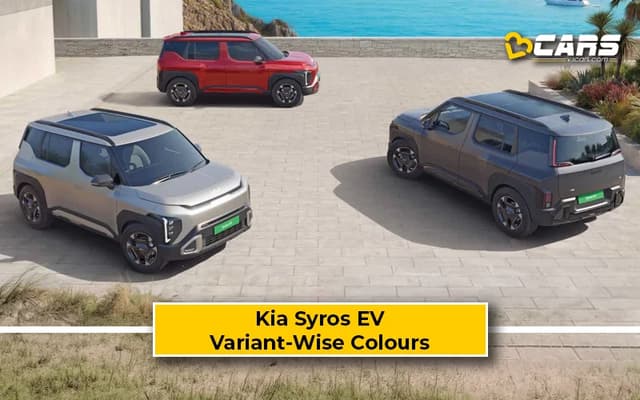 2026 Kia Syros EV – All Exterior Colour Options (Variant-Wise)