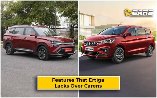 Ertiga Features Lacks Over Carens