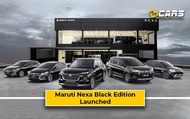 Maruti Suzuki Launch Nexa Black Edition