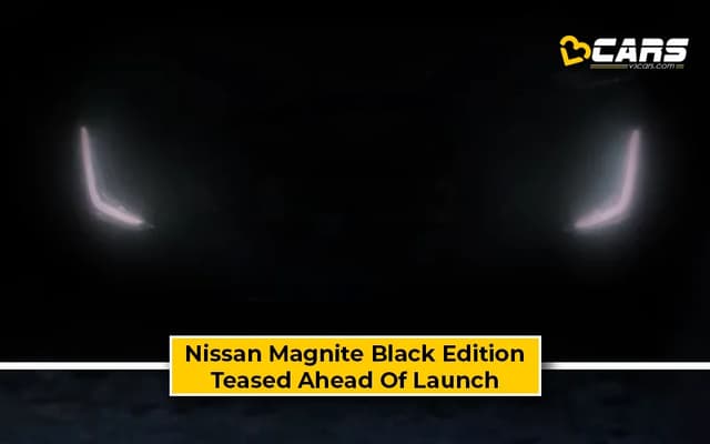 2025 Nissan Magnite Black Edition Teased Ahead Of Launch