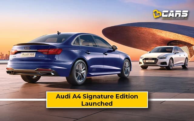 2025 Audi A4 Signature Edition Launched In Limited Numbers