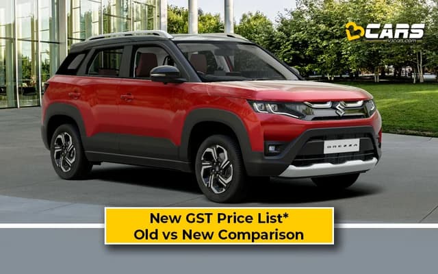 Maruti Brezza — New GST Rate List