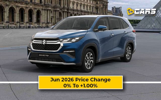 Maruti Suzuki Invicto 2026 Jun Price Change — Hiked Up To 25k