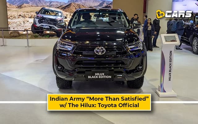 Toyota Official: Hilux 4WD Impressed Indian Army
