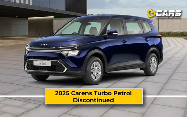2025 Kia Carens Turbo Petrol Auto Clutch Manual Variant Discontinued