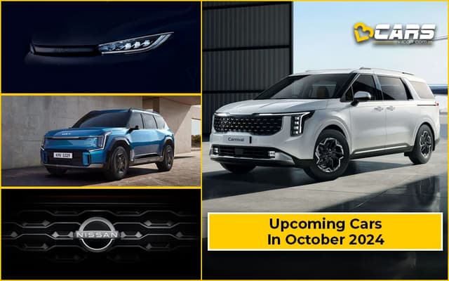 Upcoming Cars In October 2024