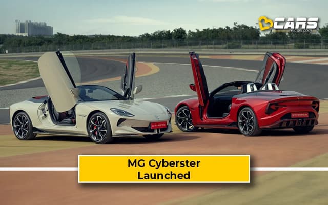 2025 MG Cyberster Launched At Rs. 75 Lakh – Price, Features