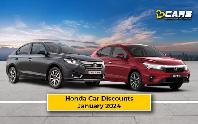 Honda Car Offers January 2024