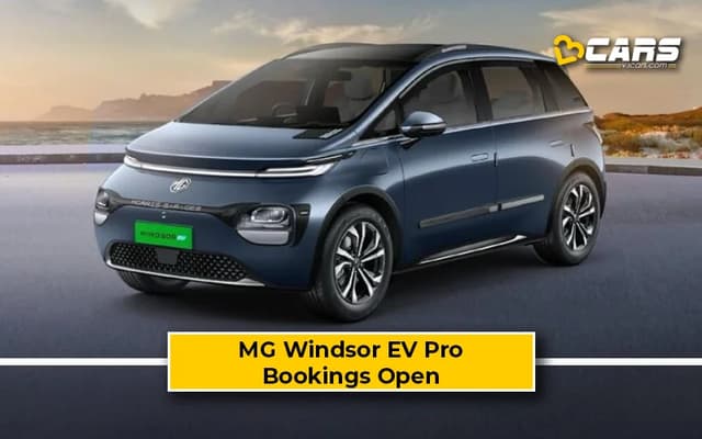 2025 MG Windsor EV Pro Bookings Open