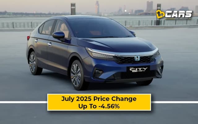 Honda City Hybrid 2025 ZX Variant Price Change — Cut By Up To 95k