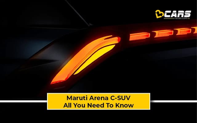 Maruti Arena C-SUV To Launch On September 3 – What We Know So Far
