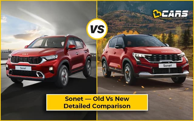 New 2024 Kia Sonet Facelift — Old Vs New