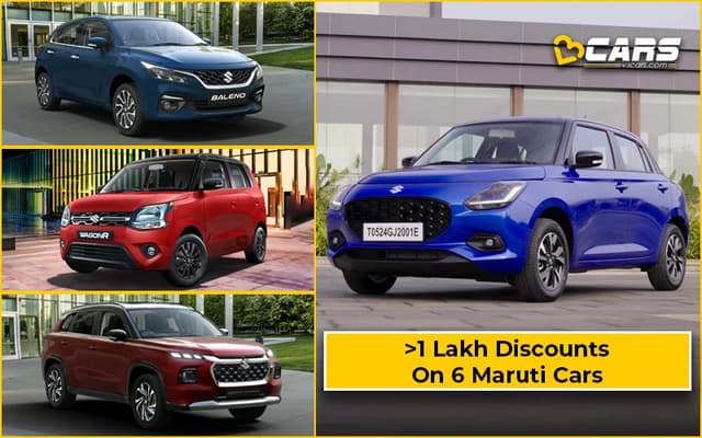 More Than Rs. 1.0 Lakh Discount On 6 Maruti Cars