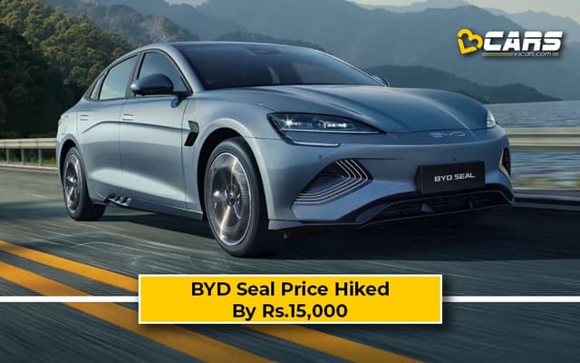 BYD Seal Price Hiked By Up To Rs.15k
