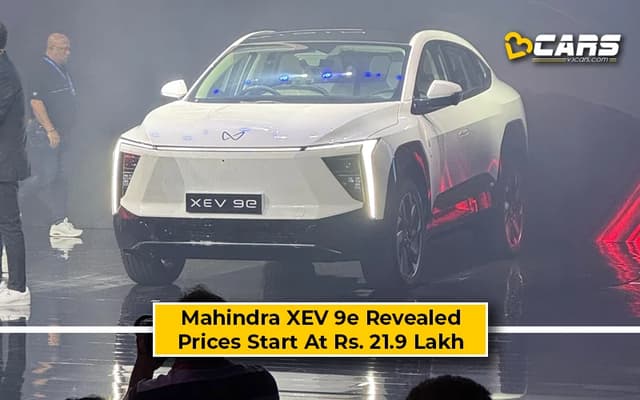 2025 Mahindra XEV 9e Revealed – Prices Start At Rs. 21.90 Lakh