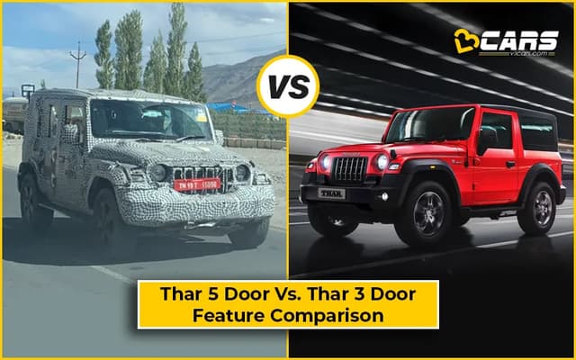 Mahindra Thar 5 Door Features Over Thar 3 Door