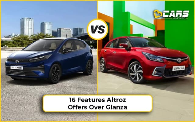 16 Features 2025 Tata Altroz Facelift Offers But Toyota Glanza Does Not