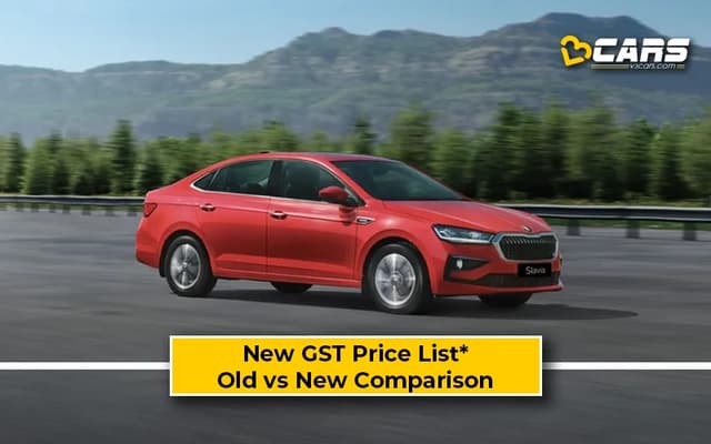 Skoda Slavia — New GST Rate List (Tentative; Sep 22)