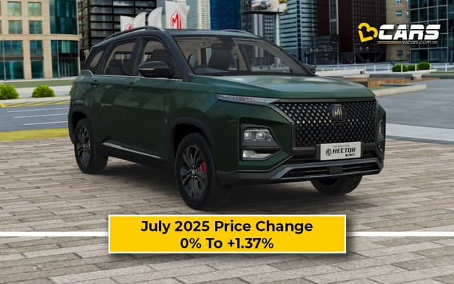 MG Hector Plus 2025 Price Change — Hiked By Up To 30k