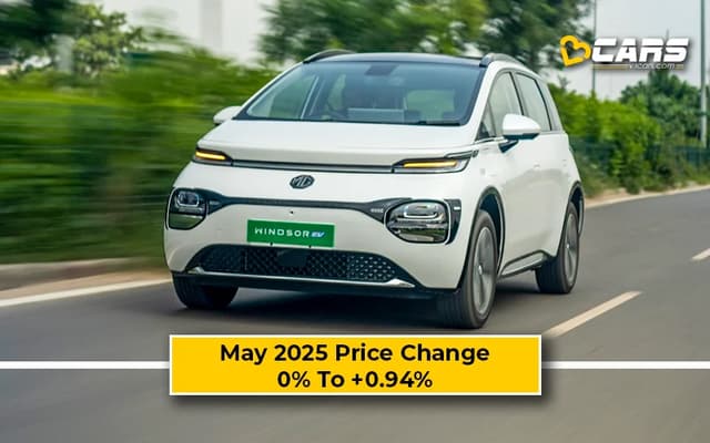 Exclusive: MG Windsor 2025 Price Change — Hiked By Up To 15k