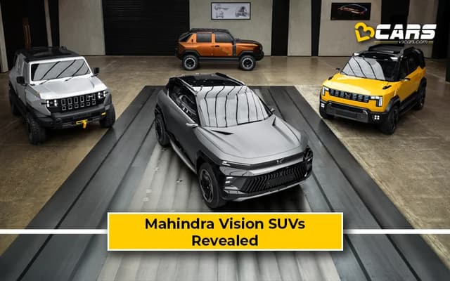 Mahindra Reveal 4 Vision Concept SUVs
