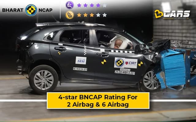 Maruti Baleno Scores 4-Star Rating In BNCAP Crast Tests