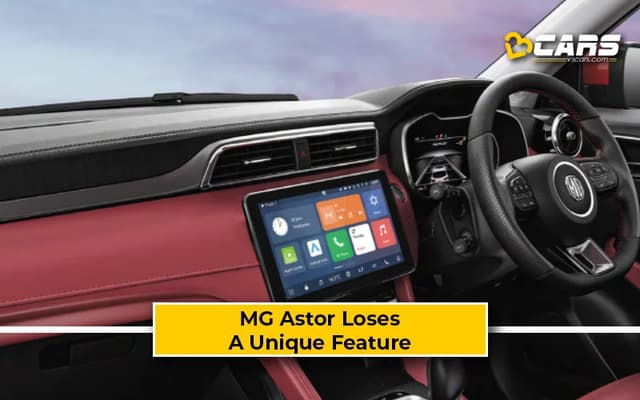 2025 MG Astor Updated – Loses Personal AI Assistant Feature