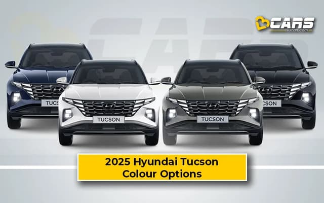 2025 Hyundai Tucson – Variant-Wise Exterior Colour Options