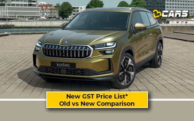 Skoda Kodiaq — New GST Rate List (Tentative; Sep 22)