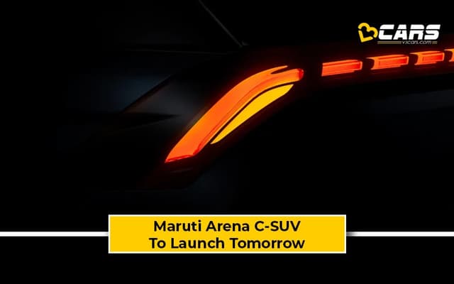Maruti Arena C-SUV To Launch Tomorrow – All You Need To Know