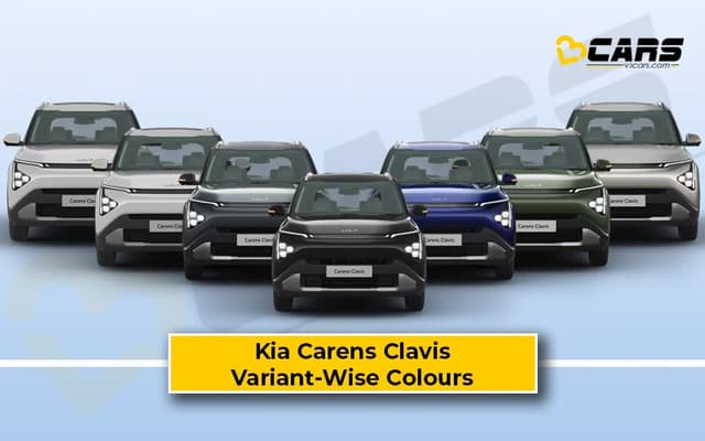 2025 Kia Carens Clavis – All Exterior Colour Options (Variant-Wise)