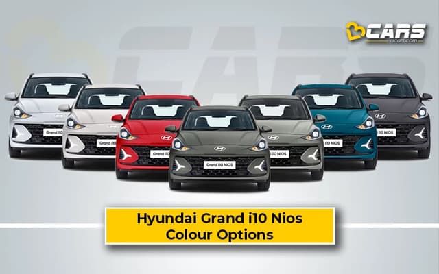 Hyundai Grand i10 Nios – All Exterior Colour Options (Variant-wise)