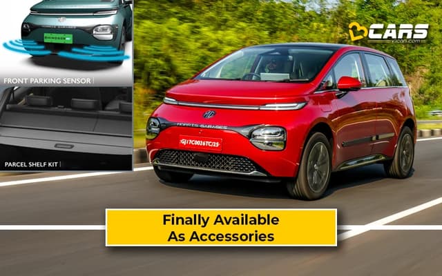 MG Windsor: Rear Parcel Shelf & Front Parking Sensors Now Available