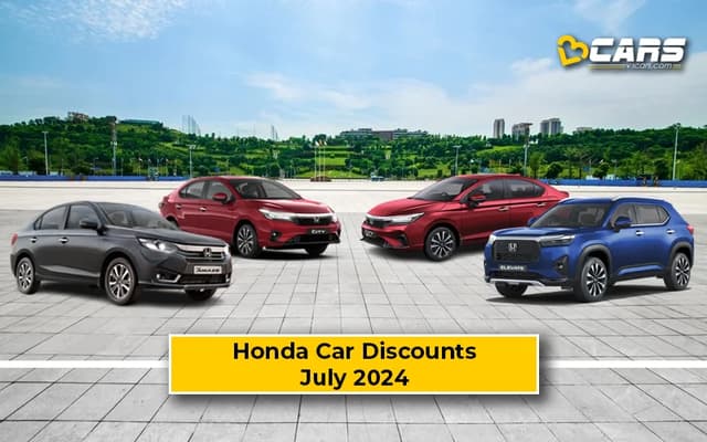 Honda Car Offers July 2024